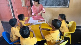 Speech & Hearing impaired  Children Teaching Project